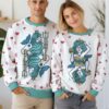 "King and Queen of the Ocean" Valentine Couple Sweater