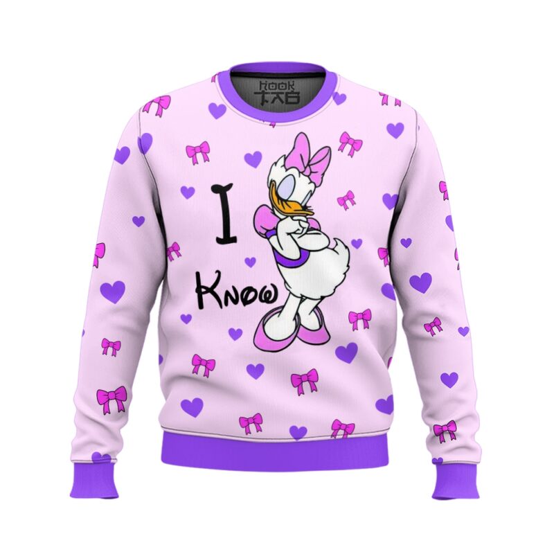 "Donald Duck and Daisy" Valentine Couple Sweater