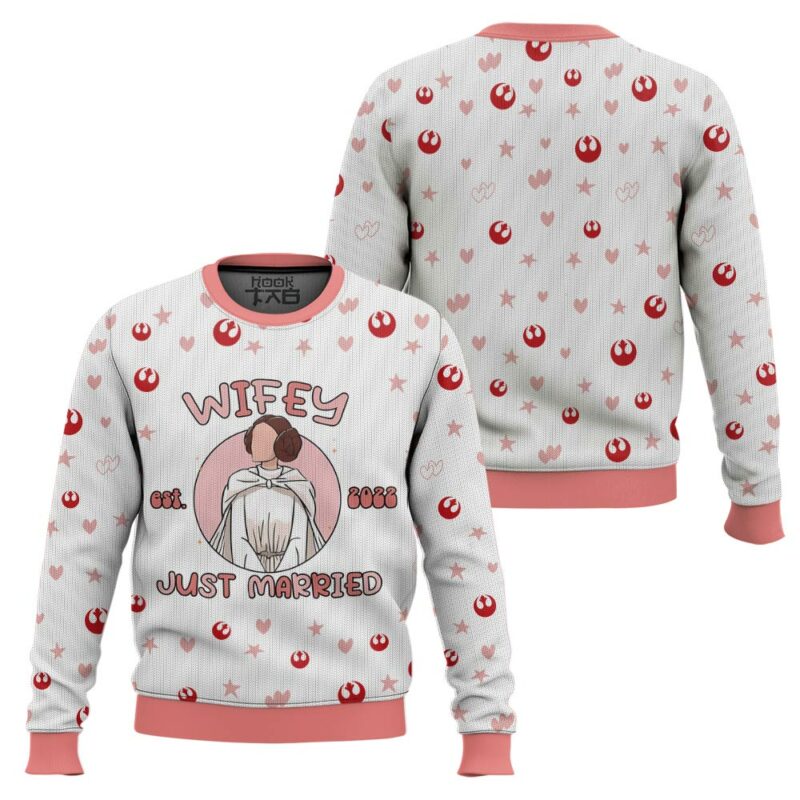 Han Solo and Leia Princess Valentine Couple Sweater