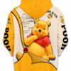 Adorable Winnie The Pooh Zip Up Hoodie