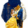 Beauty And The Beast Zip Up Hoodie