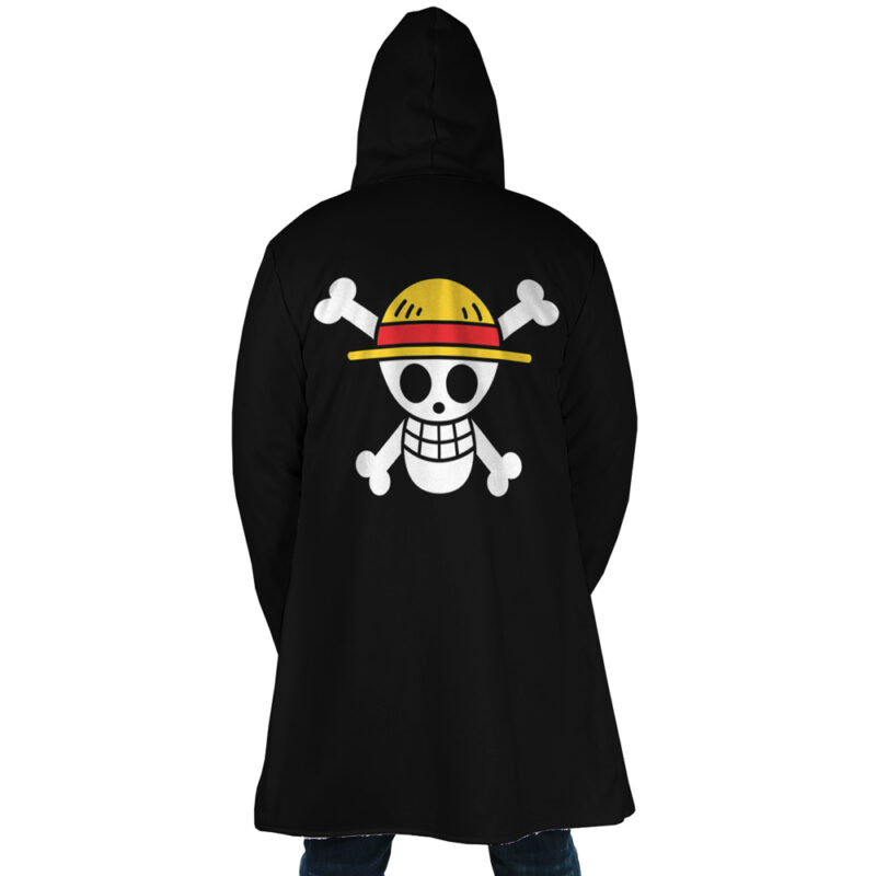 Black Straw Hat Jolly Roger Dream Cloak One Piece Dream Cloak Anime Dream Cloak Coat