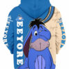 Eeyore Donkey Zip Up Hoodie