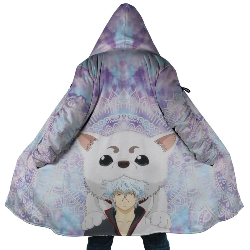 Trippy Gintoki and Sadaharu Dream Cloak Gintama Dream Cloak Anime Dream Cloak Coat