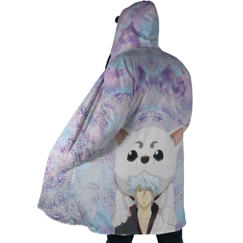 Trippy Gintoki and Sadaharu Dream Cloak Gintama Dream Cloak Anime Dream Cloak Coat