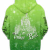 Green Tinker Bell Zip Up Hoodie