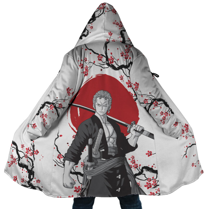 Zoro Cherry Blossom Dream Cloak One Piece Dream Cloak Anime Dream Cloak Coat