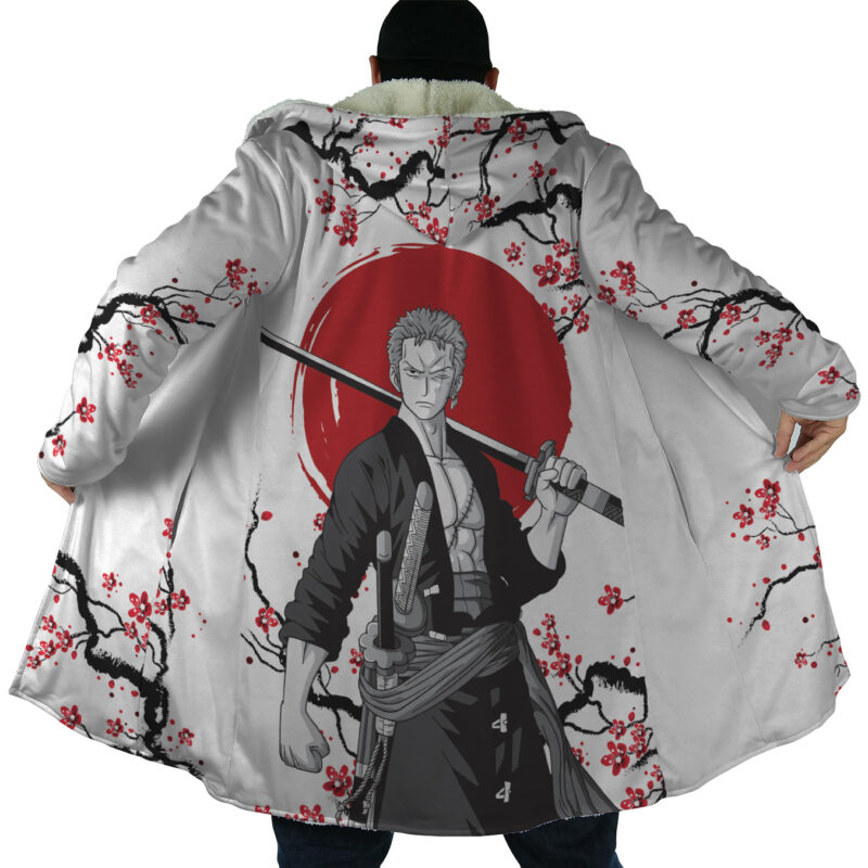 Zoro Cherry Blossom Dream Cloak One Piece Dream Cloak Anime Dream Cloak Coat