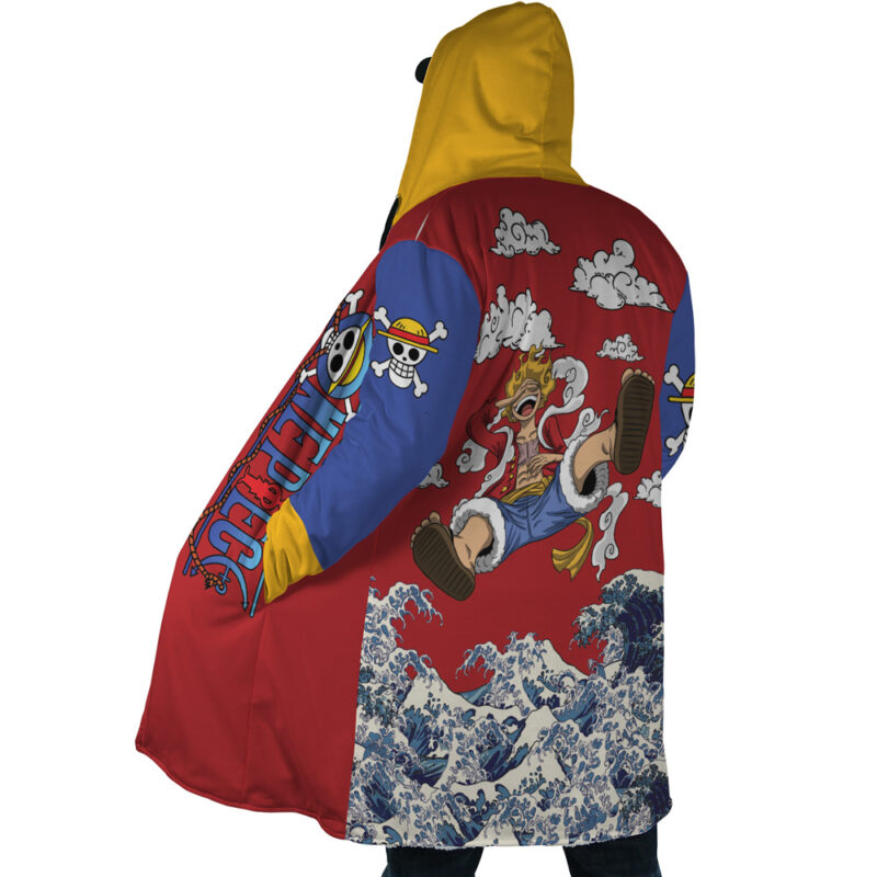 Monkey D Luffy Gear 5 Sea Wave Dream Cloak One Piece Dream Cloak Anime Dream Cloak Coat