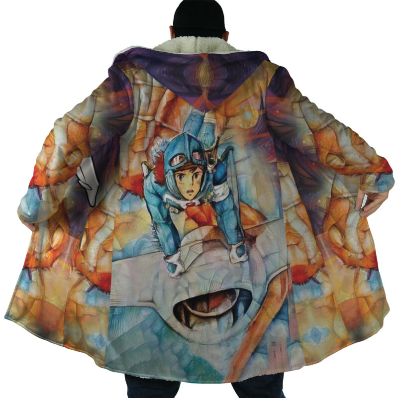 Trippy Nausicaa of the Valley of the Wind Dream Cloak Studio Ghibli Dream Cloak Anime Dream Cloak Coat