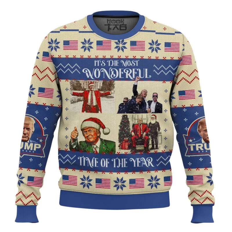 Trump Christmas Ugly Sweater