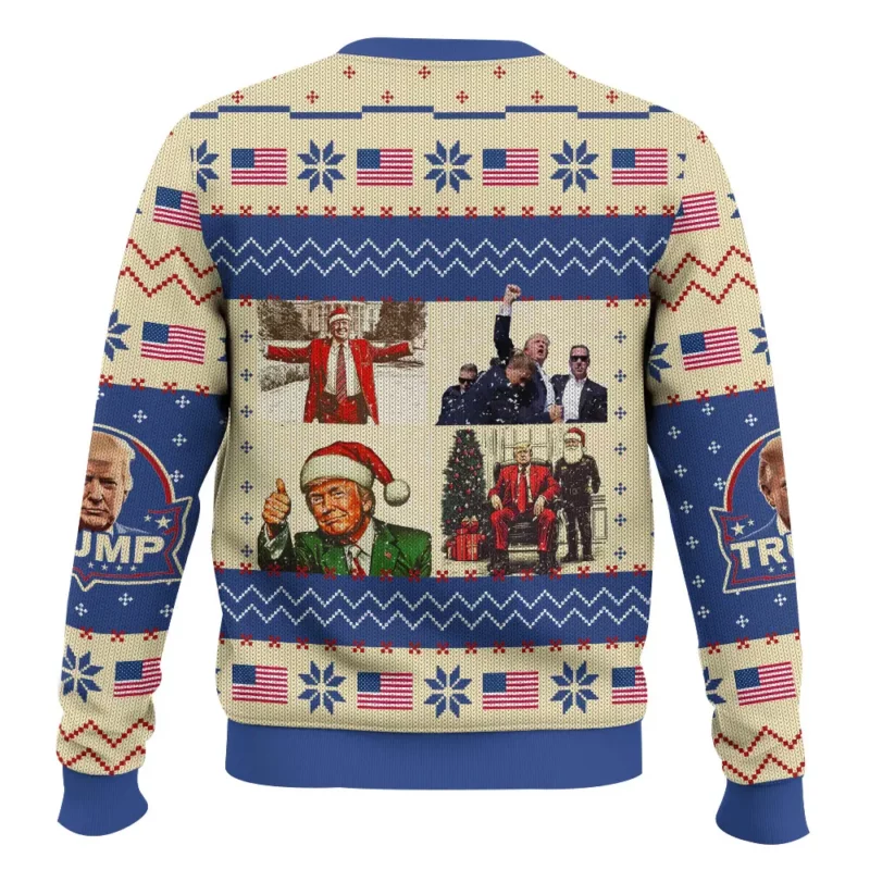 Trump Christmas Ugly Sweater