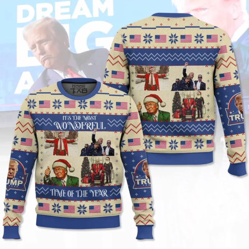 Trump Christmas Ugly Sweater