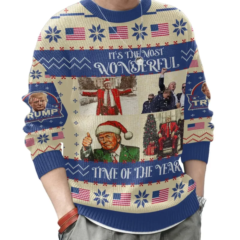 Trump Christmas Ugly Sweater