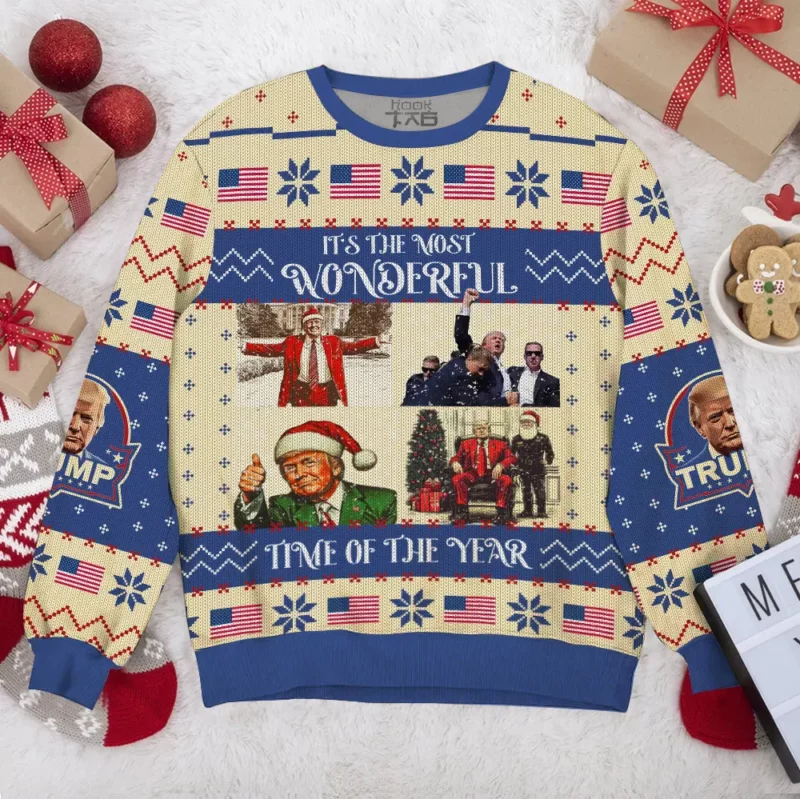 Trump Christmas Ugly Sweater