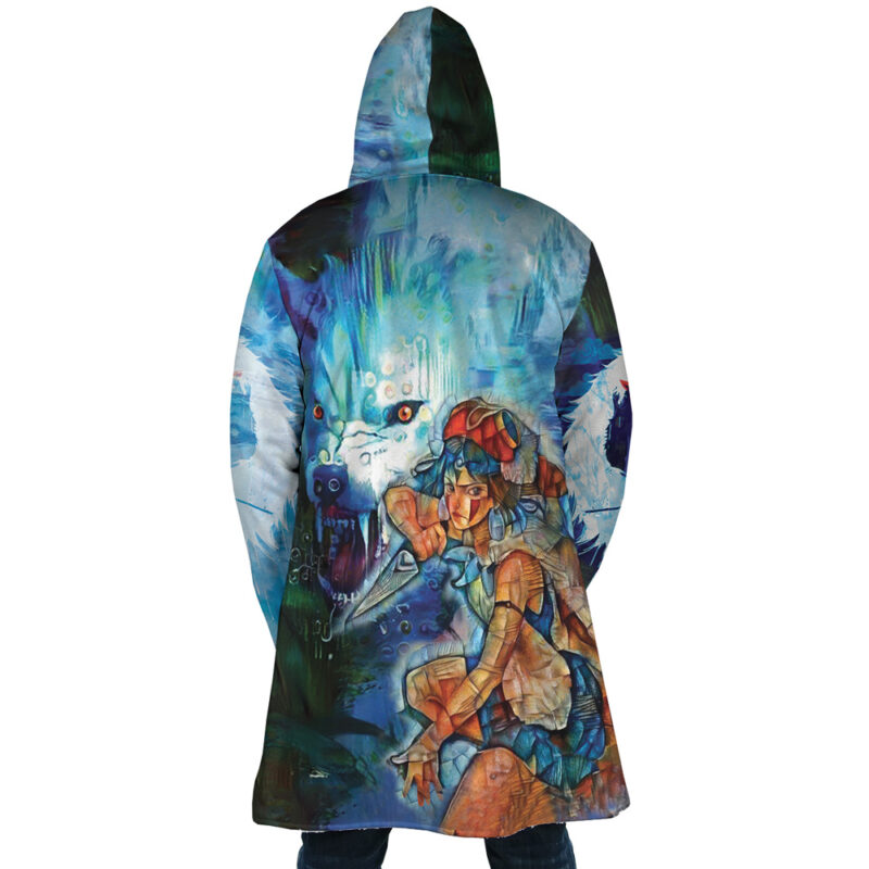 Trippy Raging Princess Mononoke Dream Cloak Studio Ghibli Dream Cloak Anime Dream Cloak Coat