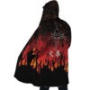 Red Flames Whitebeard Pirates Dream Cloak One Piece Dream Cloak Anime Dream Cloak Coat