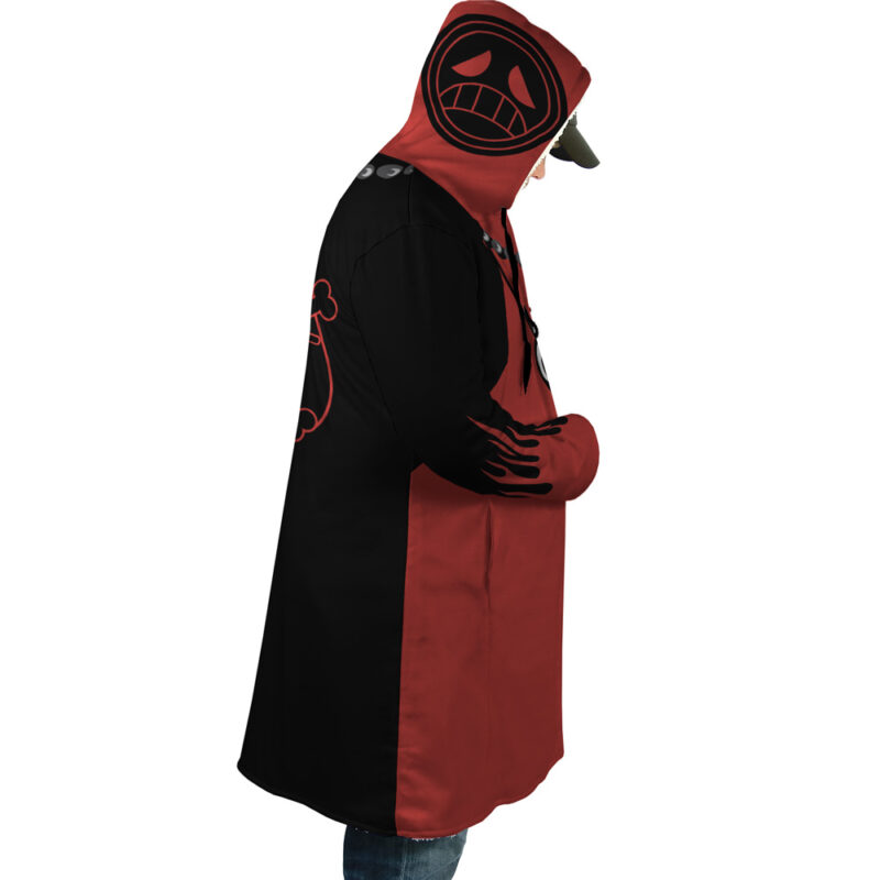 Red and Black Portgas d Ace’s Arc Dream Cloak One Piece Dream Cloak Anime Dream Cloak Coat