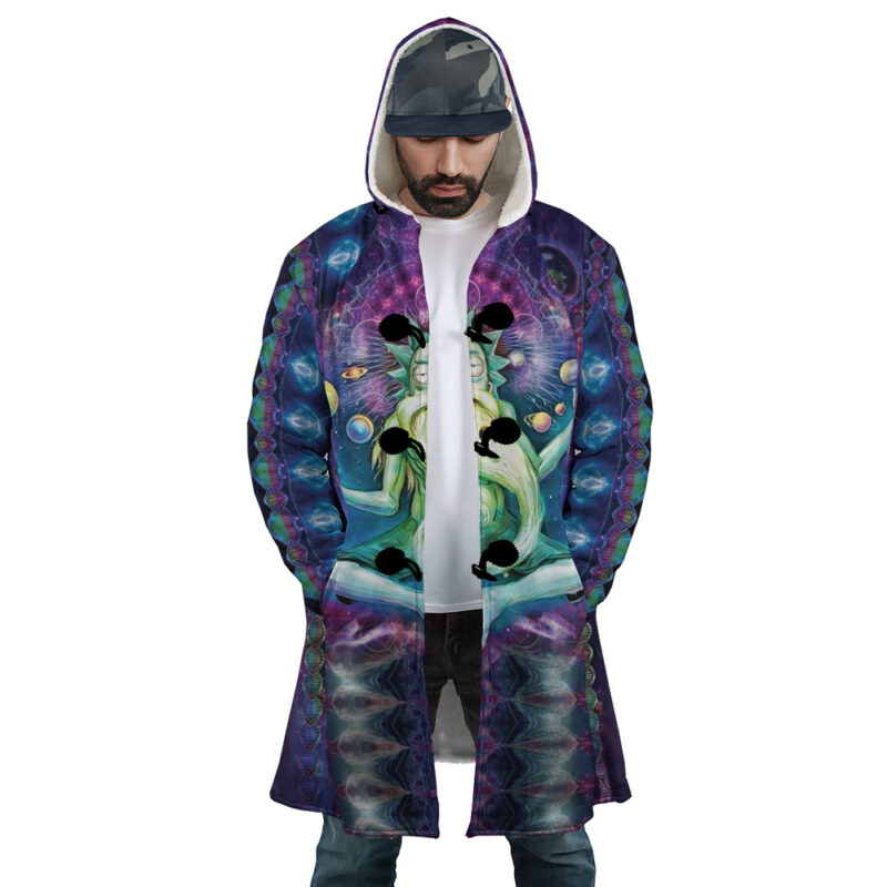 Rick and Morty Dream Cloak Trippy Cosmic Rick Dream Cloak Coat