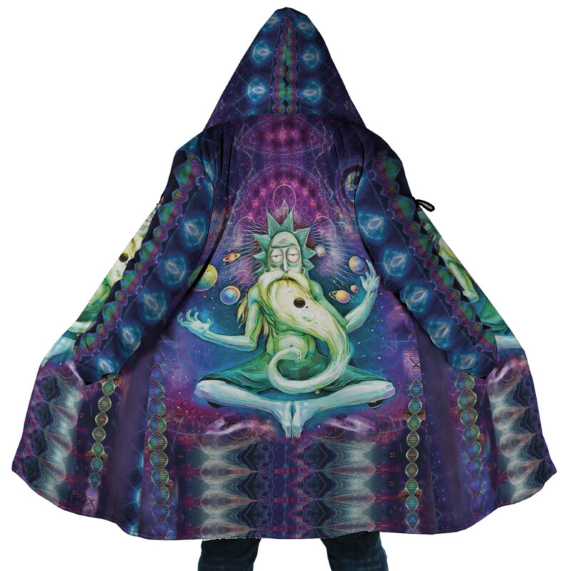 Rick and Morty Dream Cloak Trippy Cosmic Rick Dream Cloak Coat