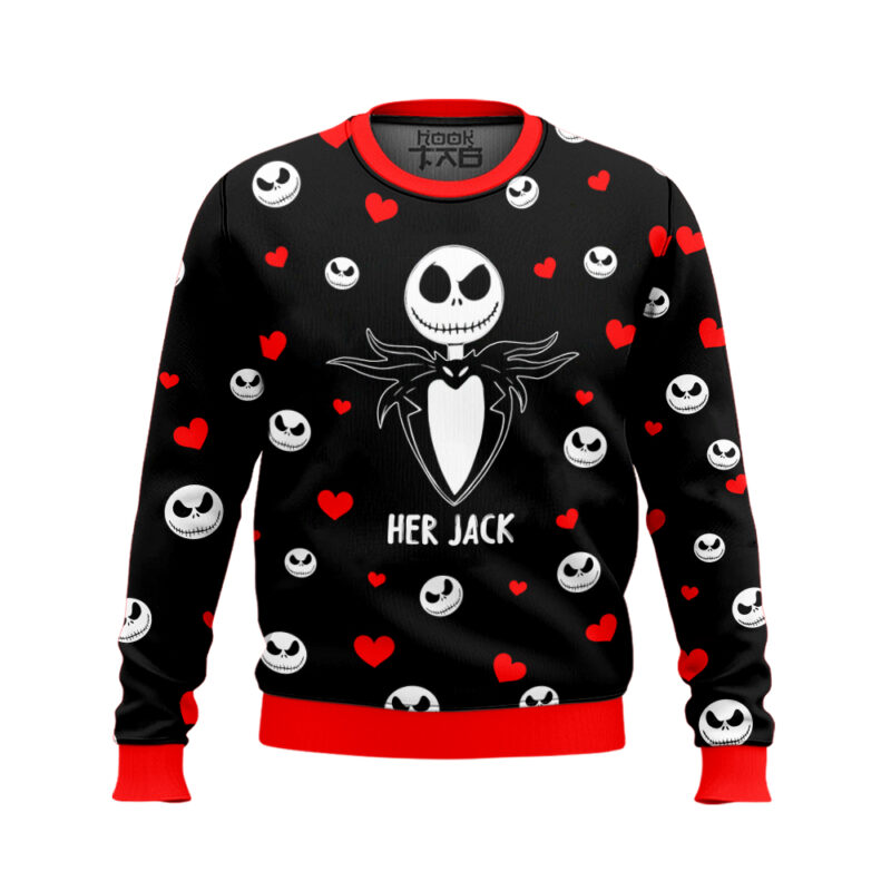 "Jack and Sally" Couple funny Valentine Sweater