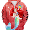 The Little Mermaid Zip Up Hoodie