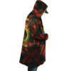 Trippy Burning Dream Cloak Gundam Dream Cloak Anime Dream Cloak Coat