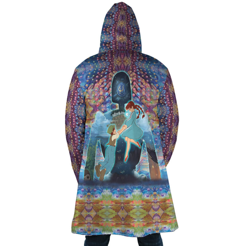 Trippy Castle in the Sky Dream Cloak Studio Ghibli Dream Cloak Anime Dream Cloak Coat