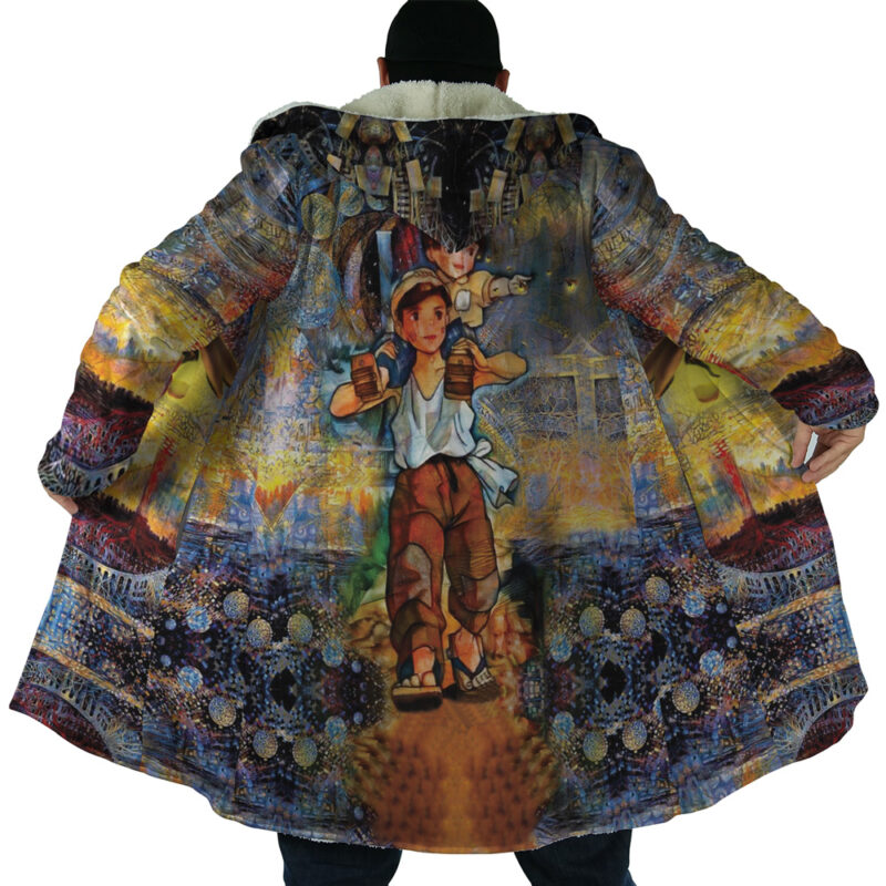 Trippy Grave of the Fireflies Dream Cloak Studio Ghibli Dream Cloak Anime Dream Cloak Coat