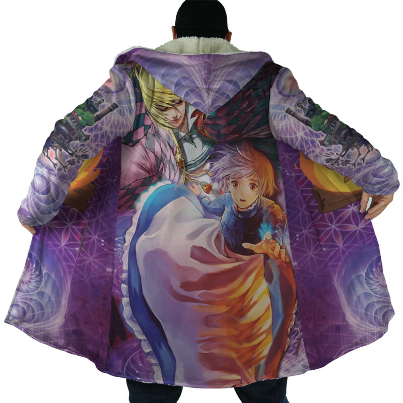 Trippy Howls Moving Castle Dream Cloak Studio Ghibli Dream Cloak Anime Dream Cloak Coat