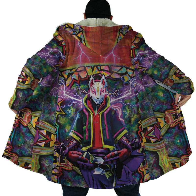 Trippy Kitsune Drift Mask Dream Cloak Fortnite Dream Cloak Coat