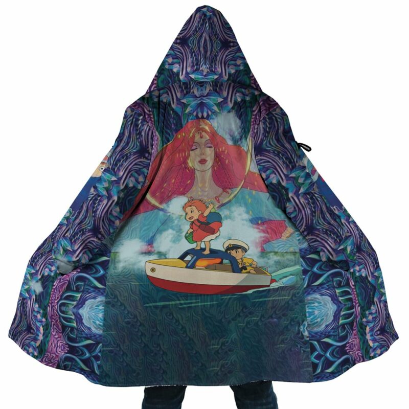 Trippy Ponyo Dream Cloak Studio Ghibli Dream Cloak Anime Dream Cloak Coat