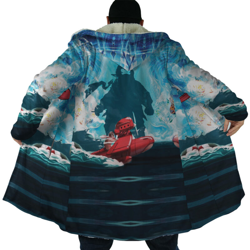 Trippy Porco Rosso Dream Cloak Studio Ghibli Dream Cloak Anime Dream Cloak Coat