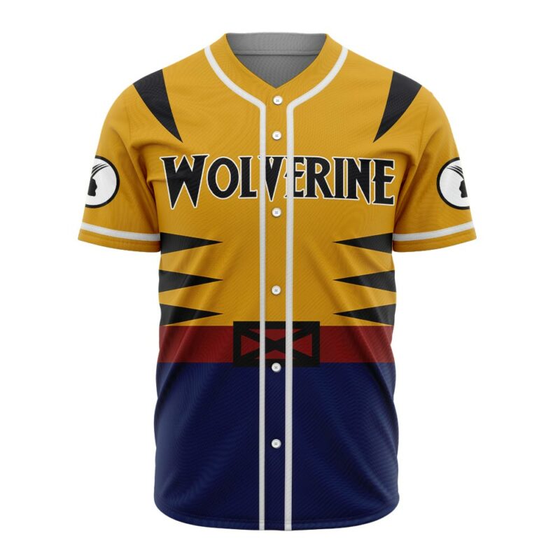 Personalized Wolverine Baseball Jersey