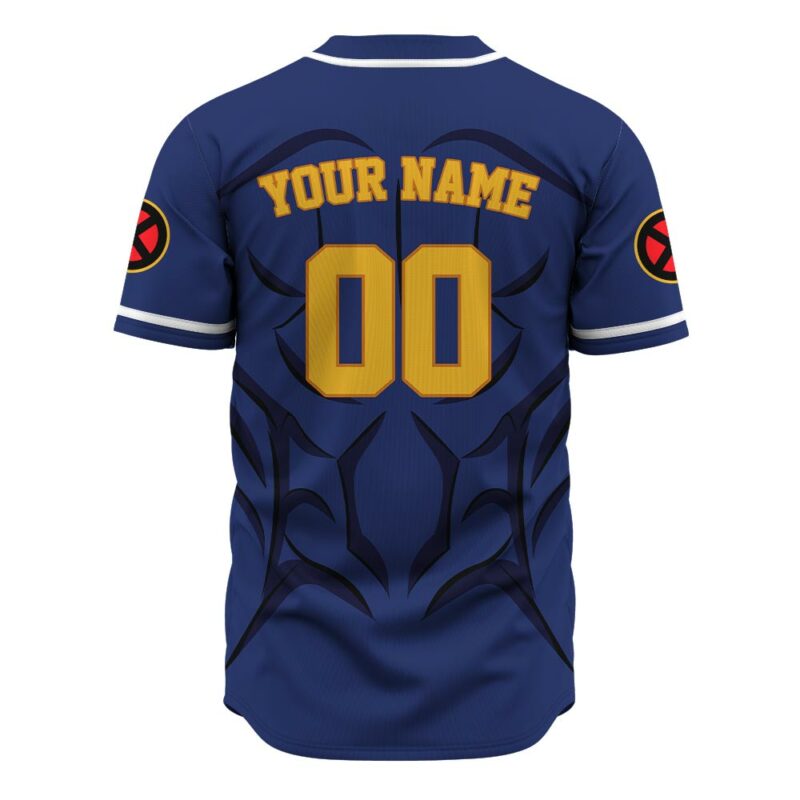 Personalized Cyclops X-Men Baseball Jersey