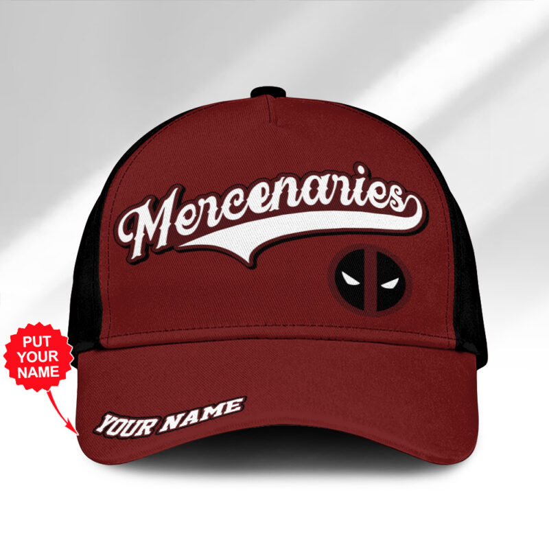 Personalized Deadpool Mercenaries Baseball Cap