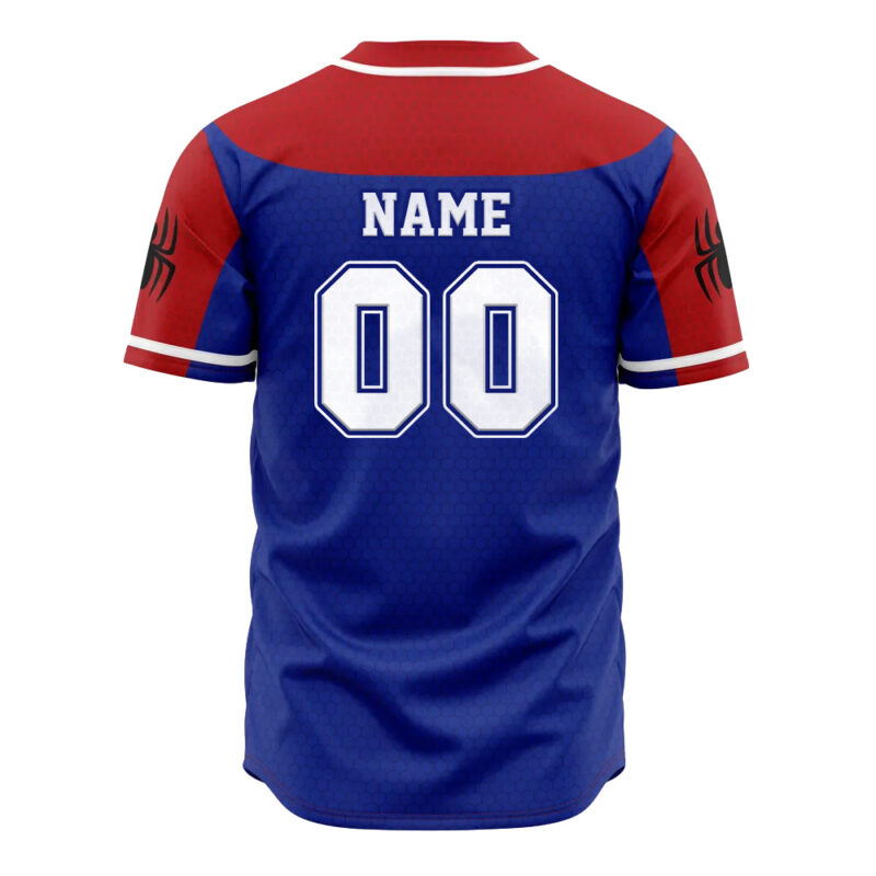 Personalized Spiderman Baseball Jersey