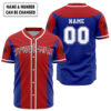 Personalized Spiderman Baseball Jersey