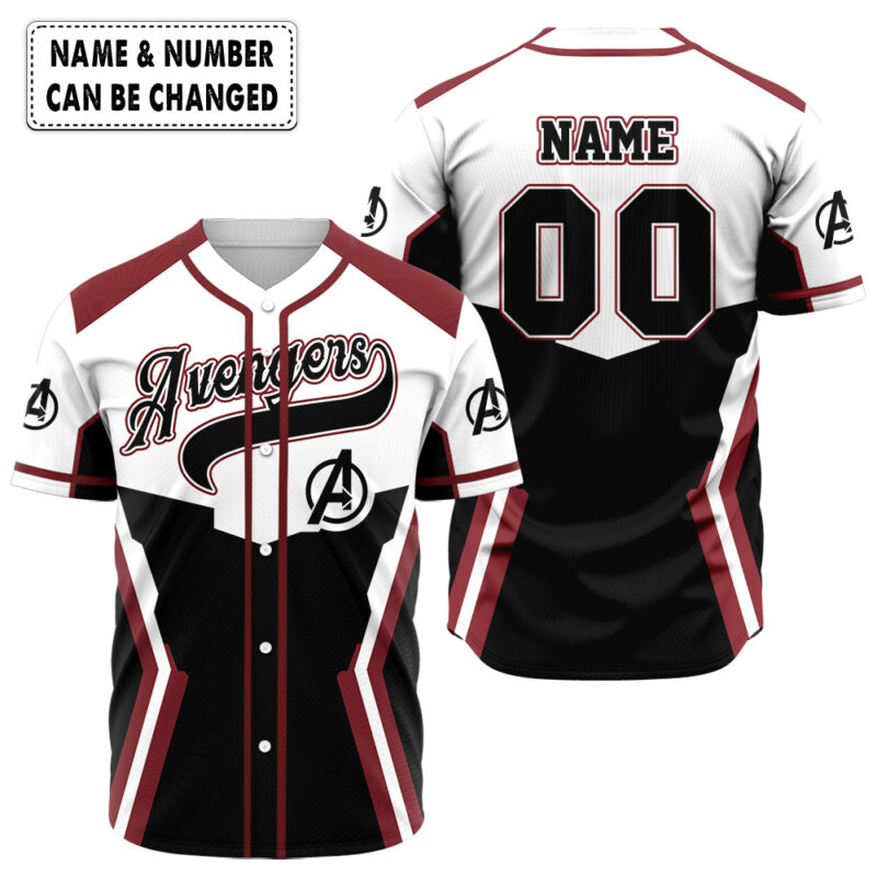 Personalized Avengers Endgame Baseball Jersey