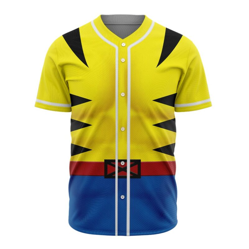 Personalized Wolverine Cosplay Marvel Baseball Jersey