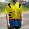 Personalized Wolverine Cosplay Marvel Baseball Jersey