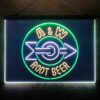 A&W Root 3-Color LED Sign Man Cave Home Bar Pub Decor