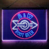 A&W Root 3-Color LED Sign Man Cave Home Bar Pub Decor