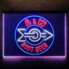 A&W Root 3-Color LED Sign Man Cave Home Bar Pub Decor