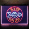 A&W Root 3-Color LED Sign Man Cave Home Bar Pub Decor