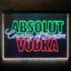 Absolut vodka 3-Color LED Sign Man Cave Home Bar Pub Decor