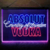 Absolut vodka 3-Color LED Sign Man Cave Home Bar Pub Decor