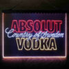 Absolut vodka 3-Color LED Sign Man Cave Home Bar Pub Decor