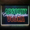 Absolut vodka 3-Color LED Sign Man Cave Home Bar Pub Decor