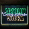 Absolut vodka 3-Color LED Sign Man Cave Home Bar Pub Decor